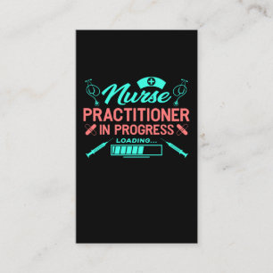 Future Practitioner Nurse Loading Funny Nurse Business Card