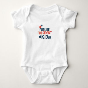 Future President Kid – Bold Patriotic Typography D Baby Bodysuit