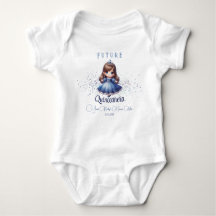 Future Quinceañera Baby Outfit – Blue Dress Gift 
