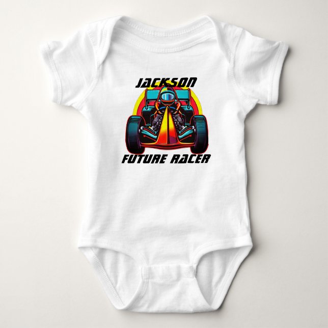 Future Racer Baby Bodysuit (Front)