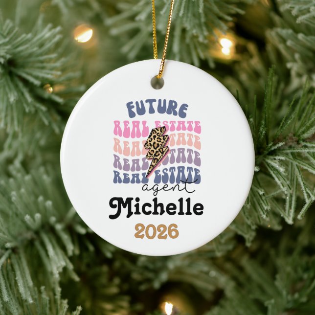 Future Real Estate Agent Ceramic Tree Decoration (Tree)