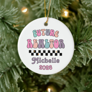 Future Realtor Ceramic Tree Decoration