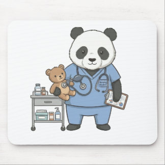 Future RN Panda: Adorable Medical Student  Mouse Mat