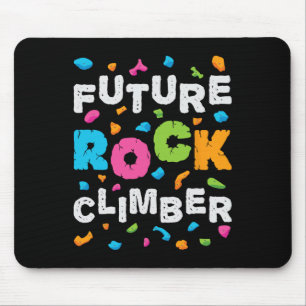 Future Rock Climber Mountain Climbing Bouldering B Mouse Mat