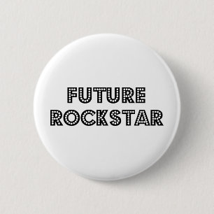 Future Rock Star 6 Cm Round Badge