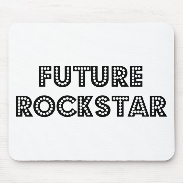 Future Rock Star Mouse Mat (Front)