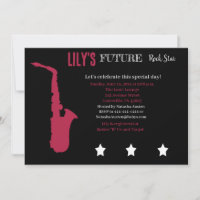 Future Rocker Baby Shower Invitation