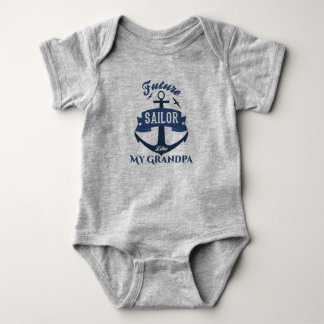 Future sailor Like My grandpa, Baby Bodysuit