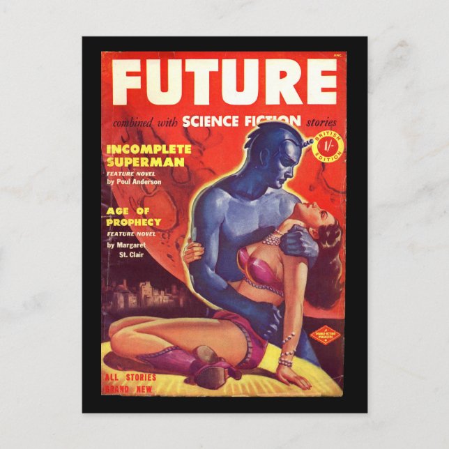 Future Science Fiction 02 (UK)_Pulp Art Postcard (Front)