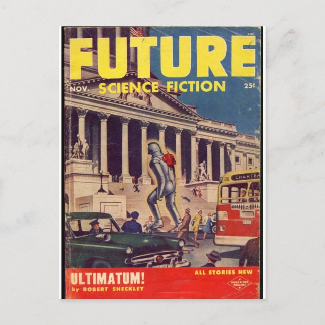 Future Science Fiction 1 Postcard (Front)