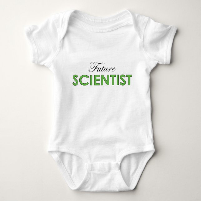 Future Scientist Baby Bodysuit (Front)