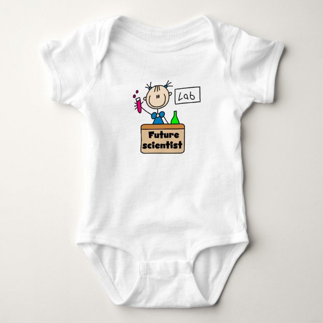 Future Scientist Baby Bodysuit (Front)