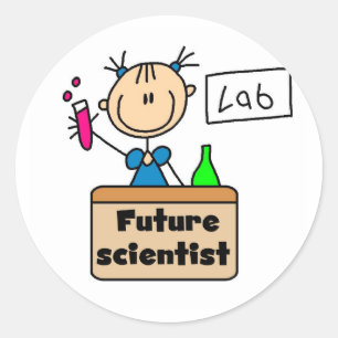 Future Scientist Classic Round Sticker