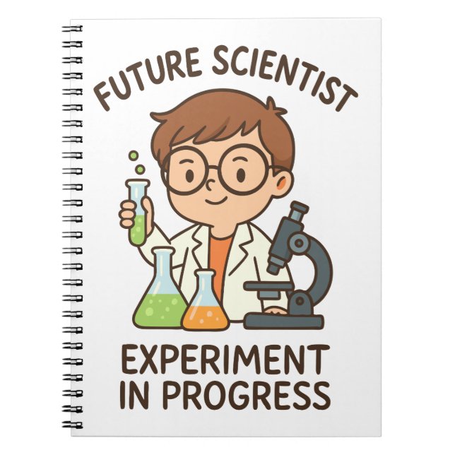 Future Scientist – Experiment in Progress Notebook (Front)