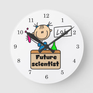 Future Scientist Round Clock