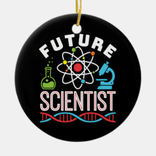Future Scientist Science Lover Ceramic Tree Decoration