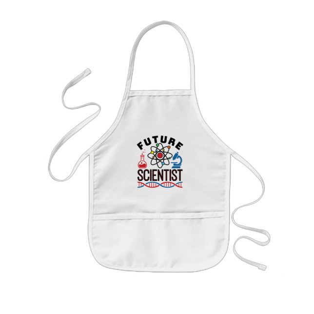 Future Scientist Science Lover STEM Kids Apron (Front)