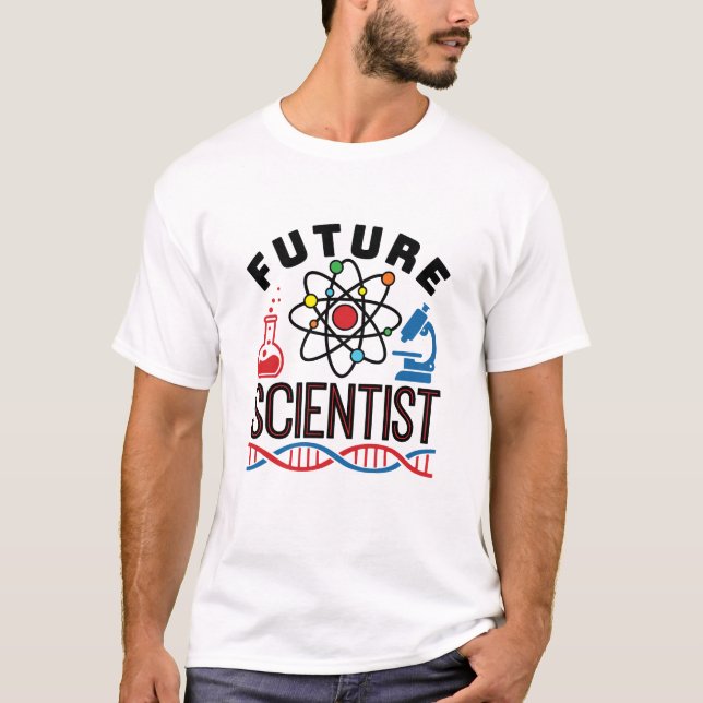 Future Scientist Science Lover STEM T-Shirt (Front)