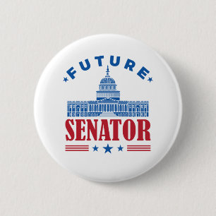 Future Senator 6 Cm Round Badge