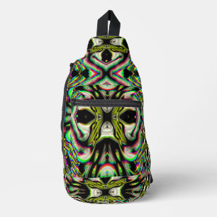 Future Shapes Holographic Yellow Jacket Chrome Sling Bag