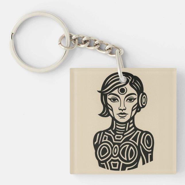 Future Sigils Key Ring (Front)
