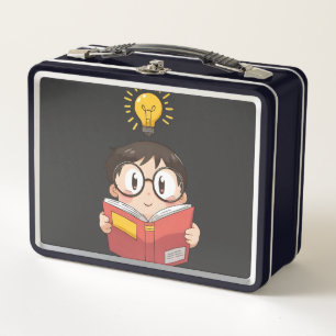 Future Smartypants Graphic Funny Back to School Metal Lunch Box