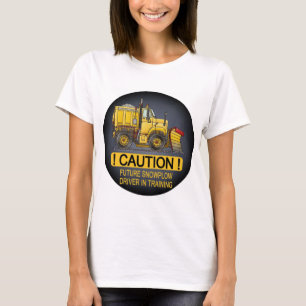 Future Snow Plough Truck Driver Womens T-Shirt