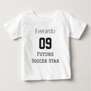 Future Soccer Star Baby Name Custom T-Shirt
