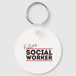 Future Social Worker Key Ring