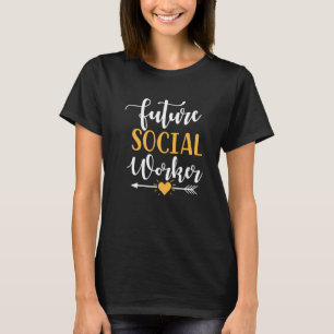 Future Social Worker MSW Masters Social Worker Cas T-Shirt