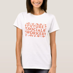 Future social worker retro aesthetic T-Shirt