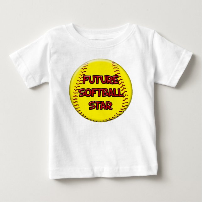 Future Softball Star Baby T-Shirt (Front)