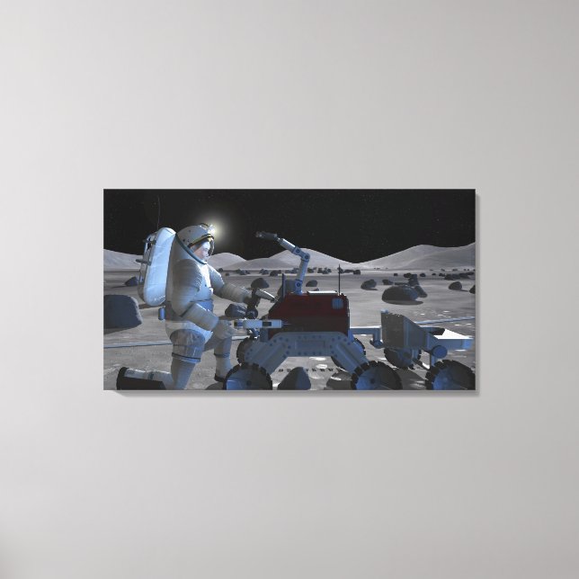 Future space exploration missions 10 canvas print (Front)