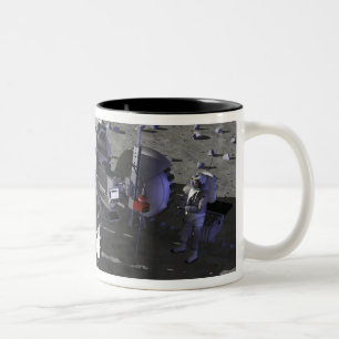 Future space exploration missions 10 Two-Tone coffee mug