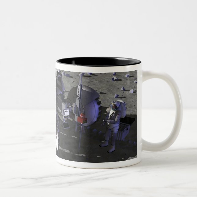 Future space exploration missions 10 Two-Tone coffee mug (Right)