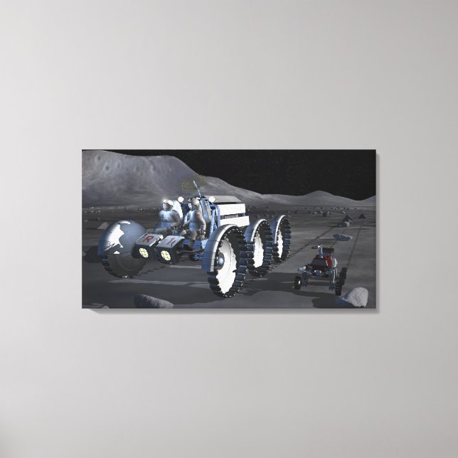 Future space exploration missions 11 canvas print (Front)