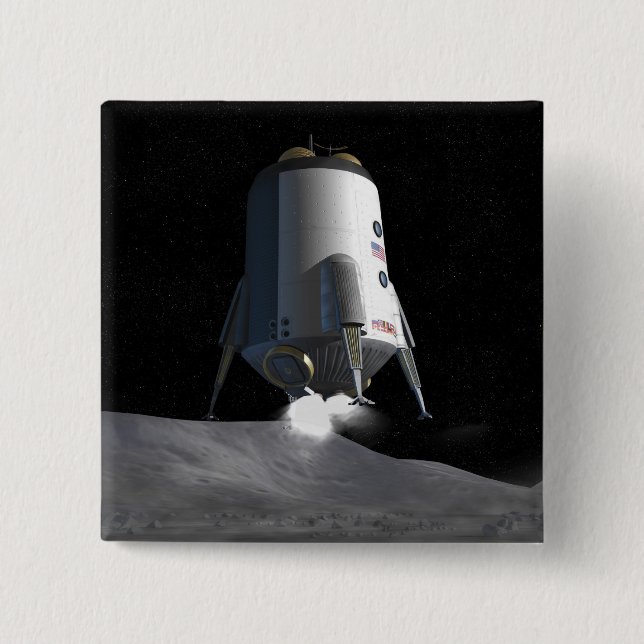 Future space exploration missions 12 15 cm square badge (Front)