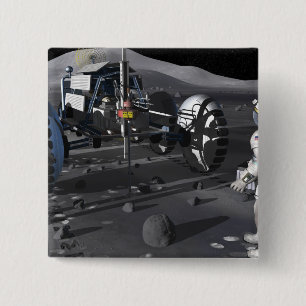 Future space exploration missions 15 cm square badge