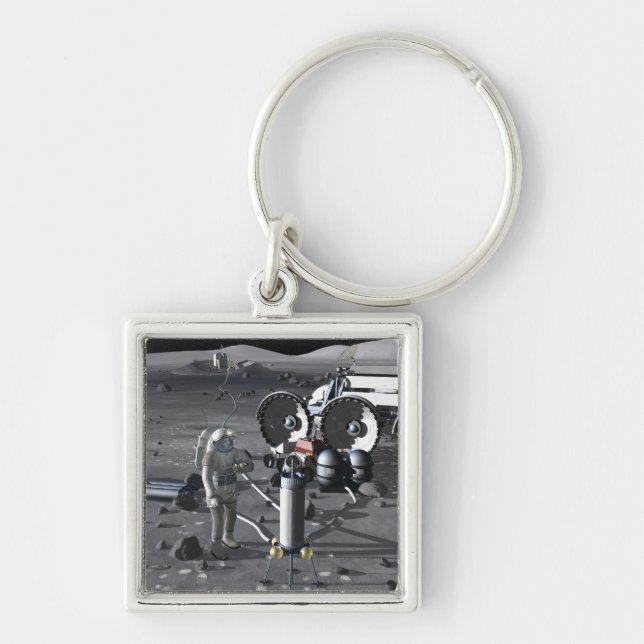 Future space exploration missions 2 key ring (Front)