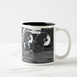 Future space exploration missions 2 Two-Tone coffee mug