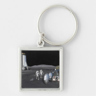 Future space exploration missions 3 key ring