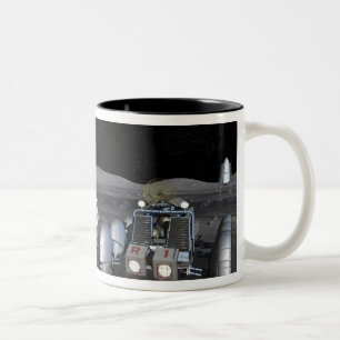 Future space exploration missions 3 Two-Tone coffee mug