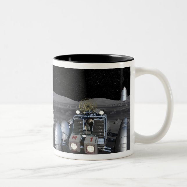 Future space exploration missions 3 Two-Tone coffee mug (Right)