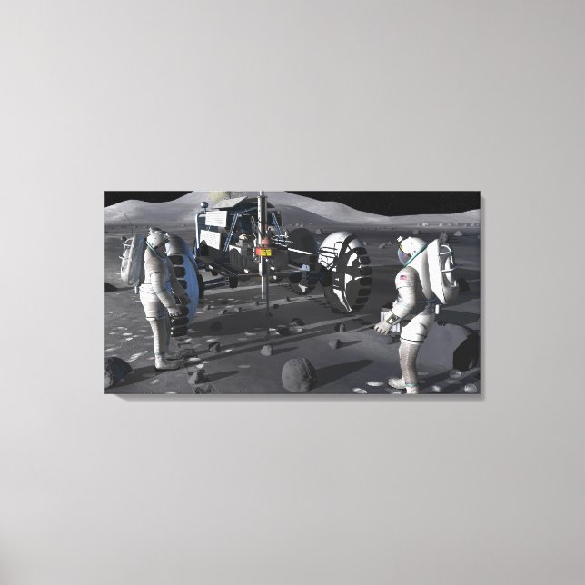 Future space exploration missions 4 canvas print (Front)