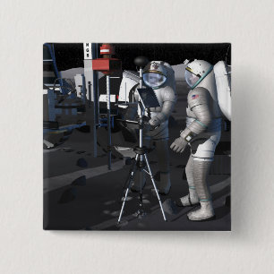 Future space exploration missions 5 15 cm square badge