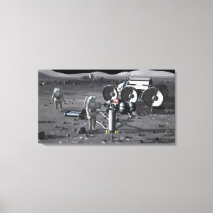 Future space exploration missions 5 canvas print