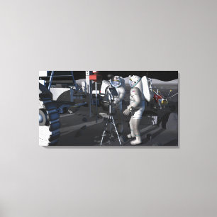 Future space exploration missions 5 canvas print