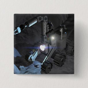 Future space exploration missions 6 15 cm square badge