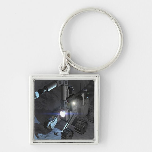 Future space exploration missions 6 key ring (Front)