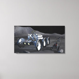 Future space exploration missions 8 canvas print